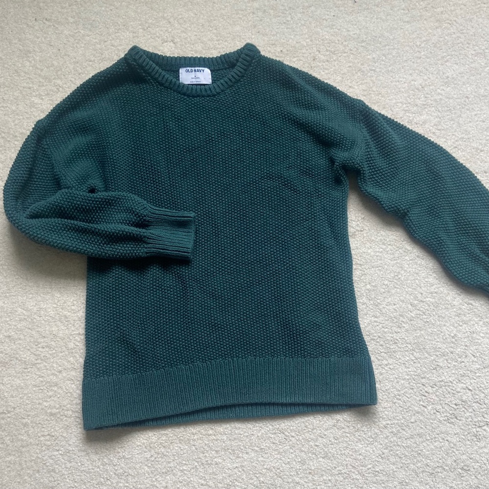 Old Navy teal oversized sweater, size medium